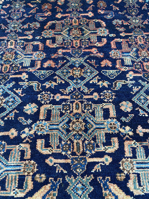 Hand-Knotted Tribal Persian Malayer Rug