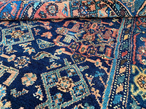 Hand-Knotted Tribal Persian Malayer Rug