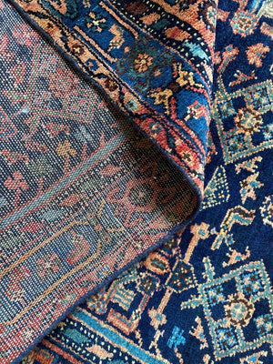 Hand-Knotted Tribal Persian Malayer Rug