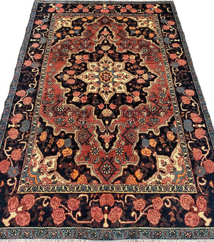 Circa 1930s Hand-Knotted Persian Farahan Rug