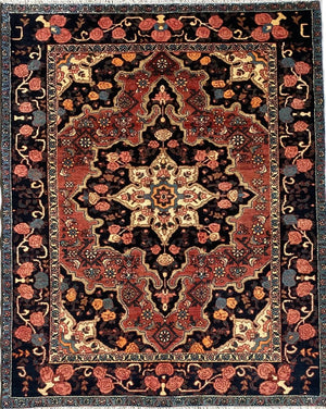 Circa 1930s Hand-Knotted Persian Farahan Rug