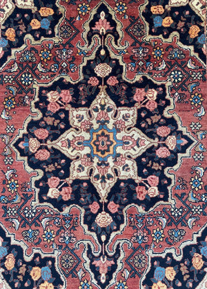 Circa 1930s Hand-Knotted Persian Farahan Rug