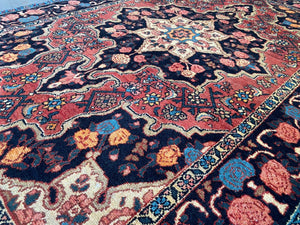 Circa 1930s Hand-Knotted Persian Farahan Rug