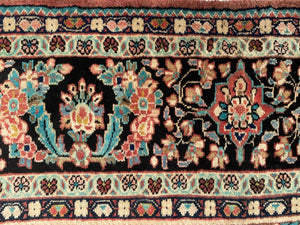 Hand-Knotted Persian Mahallat Carpet