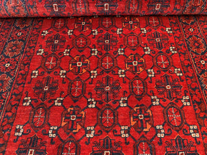 Hand-Knotted Tribal Afghan Kunduz Runner