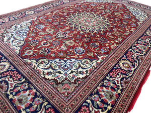 Superfine Hand-Knotted Persian Qum Carpet