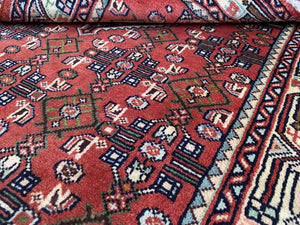 Hand-Knotted Tribal Persian Enjelas Rug