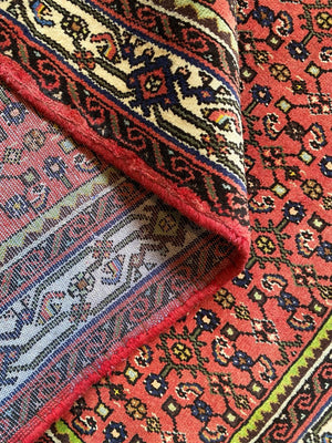 Hand-Knotted Tribal Persian Enjelas Rug