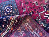 Hand-Knotted Tribal Persian Qashqaie Rug