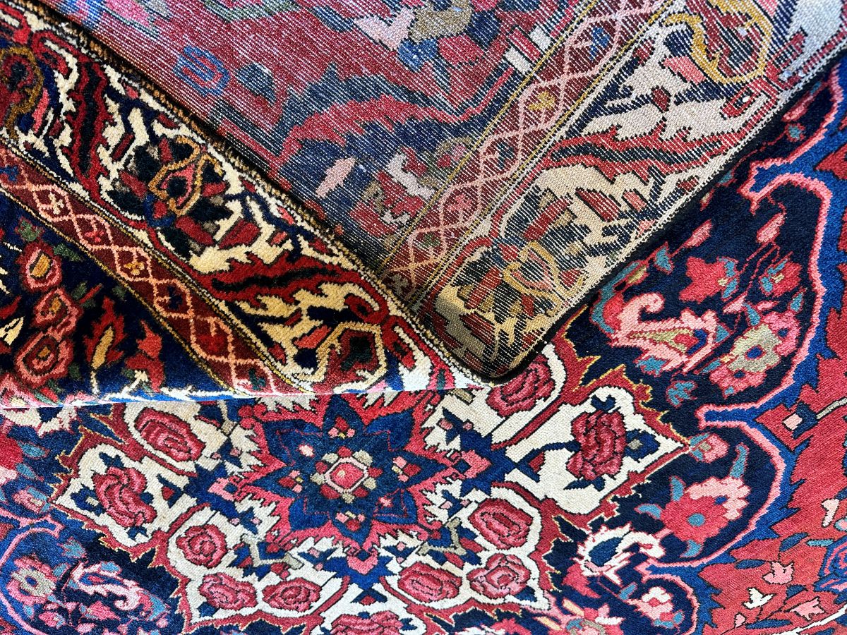 Hand-Knotted Tribal Persian Bakhtiar Rug