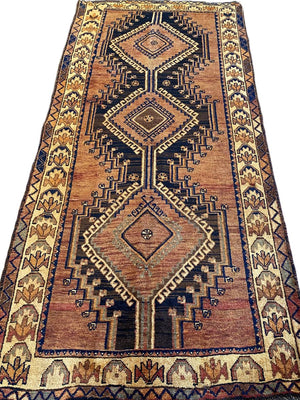 Hand-Knotted Tribal Persian Luri Rug