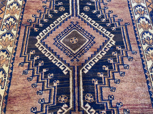 Hand-Knotted Tribal Persian Luri Rug