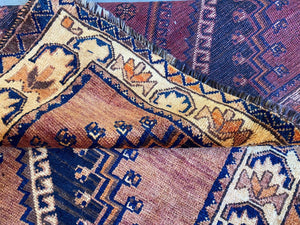 Hand-Knotted Tribal Persian Luri Rug