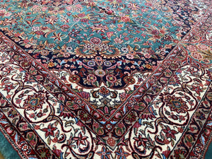 Superfine Hand-Knotted Persian Bidjar Boukan Carpet