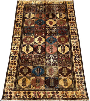 Hand-Knotted Tribal Persian Luri Rug