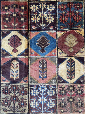 Hand-Knotted Tribal Persian Luri Rug