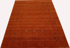 Hand-Woven Loribaft Gabbeh Rug