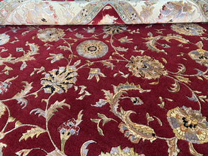 Traditional Handmade Tabriz Design Carpet