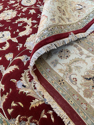 Traditional Handmade Tabriz Design Carpet
