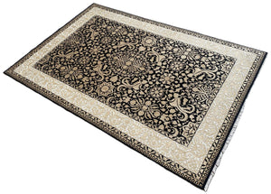 Traditional Hand-Woven Tabriz Design Carpet