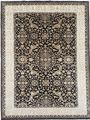 Traditional Hand-Woven Tabriz Design Carpet