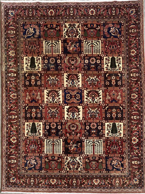 Fine Hand-Knotted Tribal Persian Bakhtiar Chahalshotor Rug