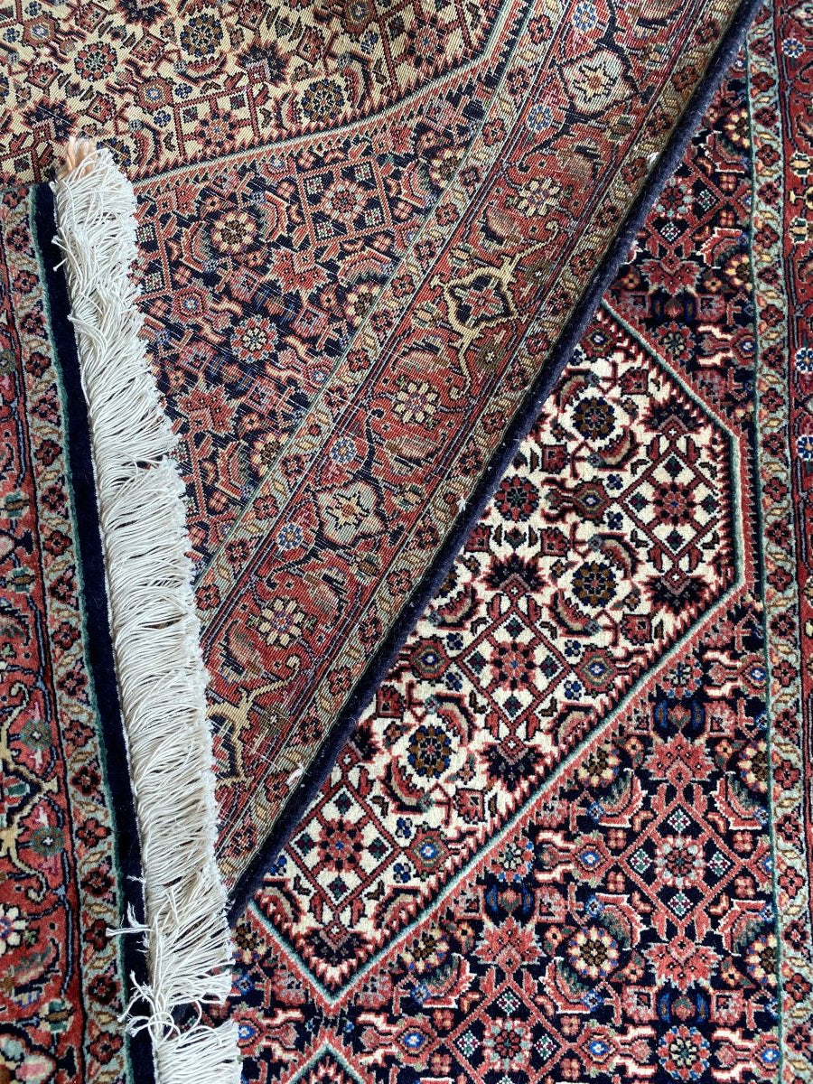 Fine Hand-Knotted Tribal Persian Bidjar Boukan Runner