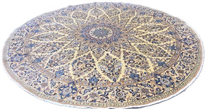 Fine Hand-Knotted Persian Naien Carpet
