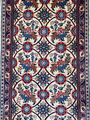 Hand-Knotted Persian Varamin Runner