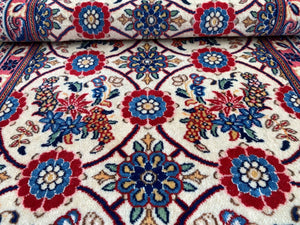 Hand-Knotted Persian Varamin Runner