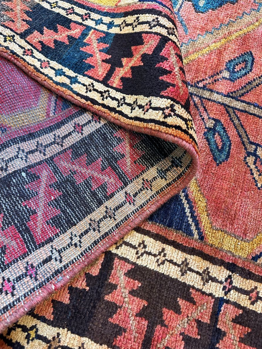 Hand-Knotted Tribal Persian Khorramabad Rug