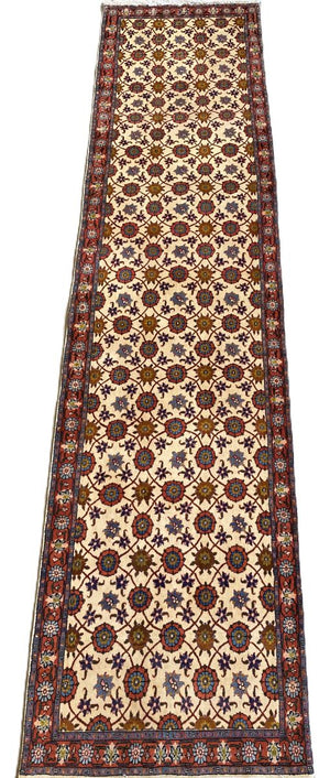 Hand-Knotted Persian Varamin Runner