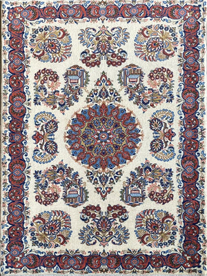 Superfine Hand-Knotted Persian Sarouq Carpet