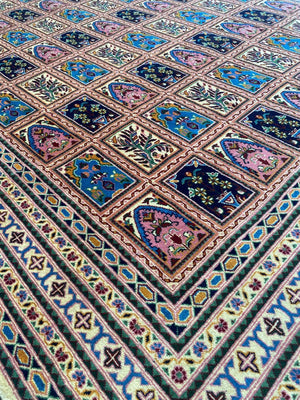 Fine Hand-Knotted Tribal Persian Afshari Sirjan Rug