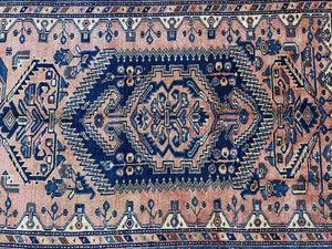 Handmade Tribal Persian Avaj Rug