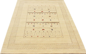 Hand-Woven Loribaft Gabbeh Rug