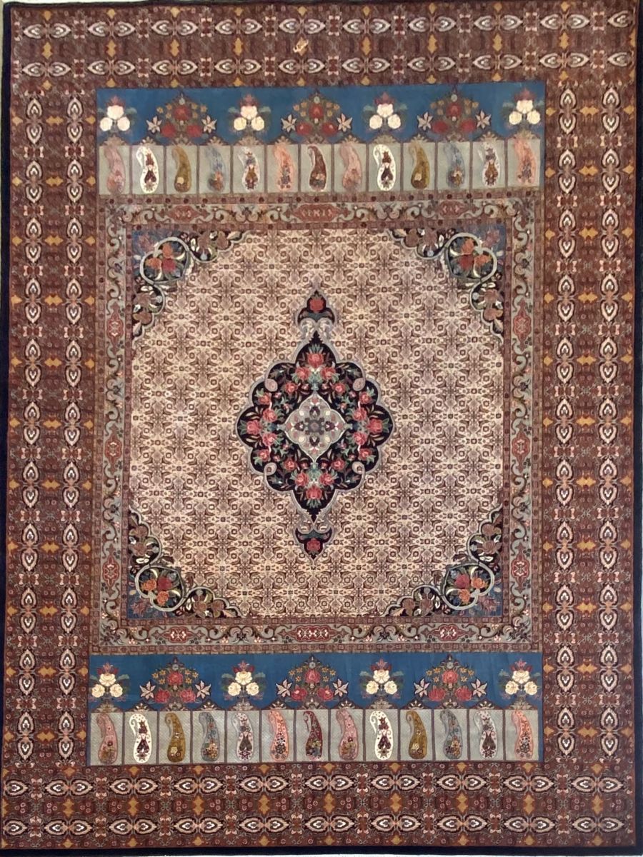 Superfine &amp; Rare Hand-Knotted Persian Bidjar Boukan