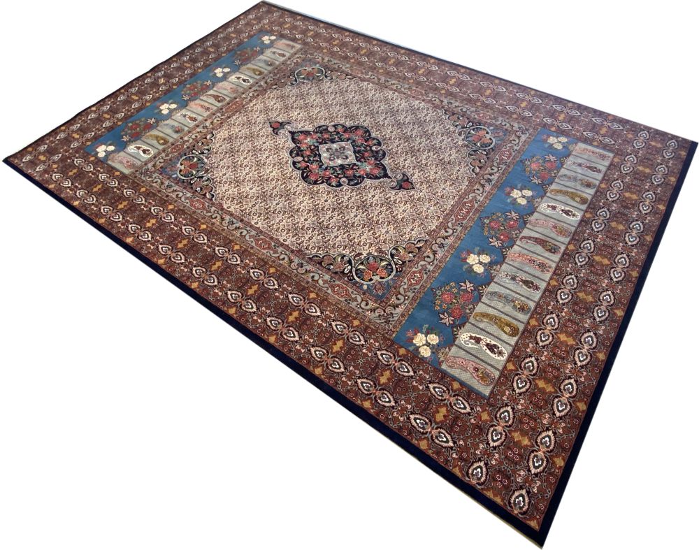 Superfine &amp; Rare Hand-Knotted Persian Bidjar Boukan