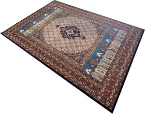 Superfine & Rare Hand-Knotted Persian Bidjar Boukan