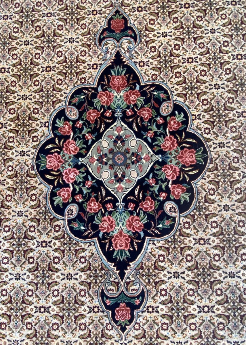 Superfine &amp; Rare Hand-Knotted Persian Bidjar Boukan