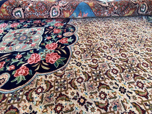 Superfine & Rare Hand-Knotted Persian Bidjar Boukan