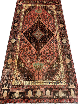 Hand-Knotted Tribal Persian Toyserkan Rug