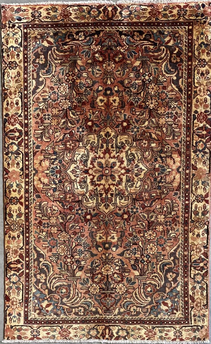 Hand-Knotted Tribal Persian Bakhtiar Rug