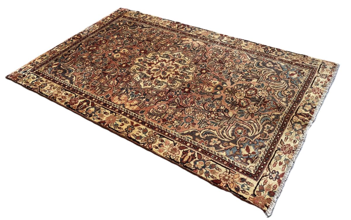 Hand-Knotted Tribal Persian Bakhtiar Rug