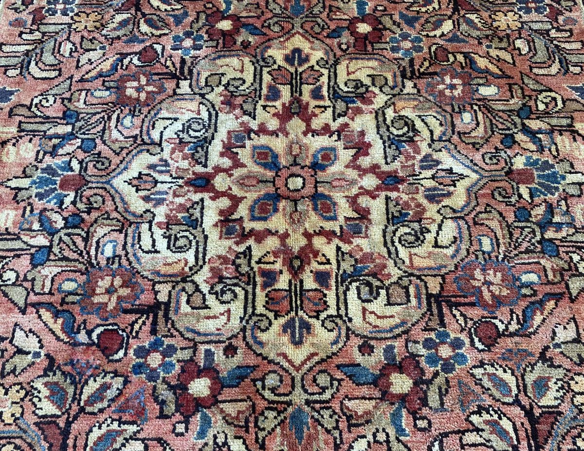 Hand-Knotted Tribal Persian Bakhtiar Rug