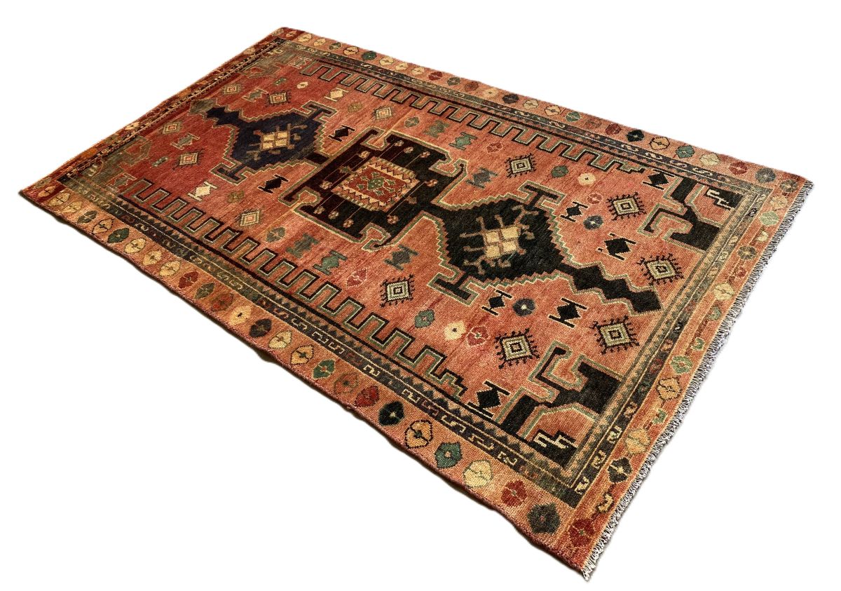 Hand-Knotted Tribal Persian Luri Rug