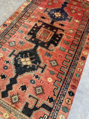 Hand-Knotted Tribal Persian Luri Rug