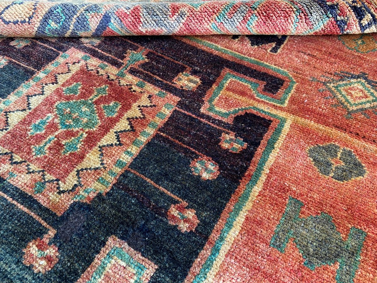 Hand-Knotted Tribal Persian Luri Rug