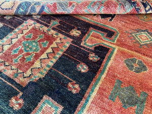 Hand-Knotted Tribal Persian Luri Rug