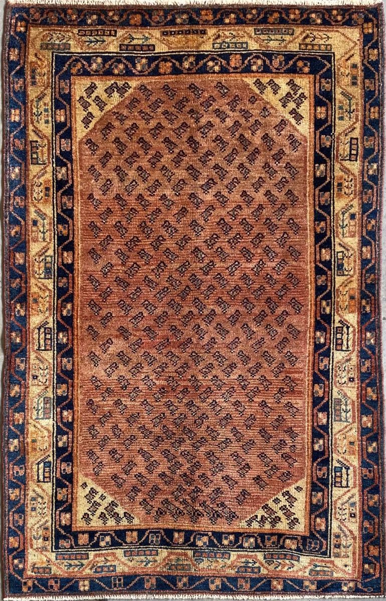 Hand-Knotted Tribal Persian Luri Rug